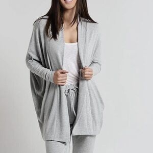 CUPCAKES & CASHMERE OPEN YOGA CARDIGAN WRAP SWEATER SIZE XS EUC